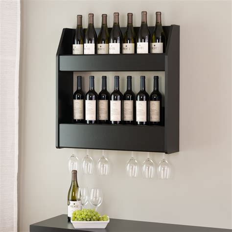 Wayfair wine racks - Shop Wayfair for the best 6 bottle wine rack wall mount. Enjoy Free Shipping on most stuff, even big stuff. ... This Wine Rack is a 21-bottle tall, wall-mounted wine rack that opens any wall to a modern, label-forward design. Seven feet tall (with two racks stacked) and available in three bottle depths, our metal wine rack is perfect for ...